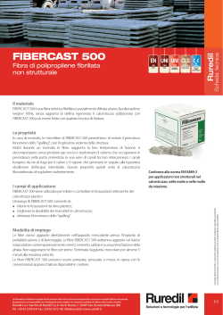 Fibercast 500 Scheda tecnica 0315 IT