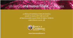 Invito e-mail - Banca di Cambiano