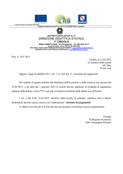 DIREZIONE DIDATTICA STATALE - Primo Circolo didattico di Cardito