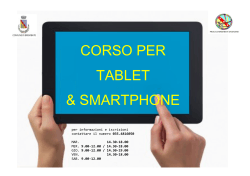 CORSO PER TABLET & SMARTPHONE IN BIBLIOTECA