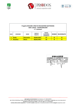 graduatoria sede 118163