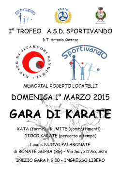I Trofeo A.S.D. Sportivando