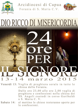 programma - Diocesi di Capua