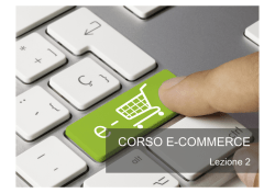 E COMMERCE &ndash; Lezione 2 - Confartigianato Venezia