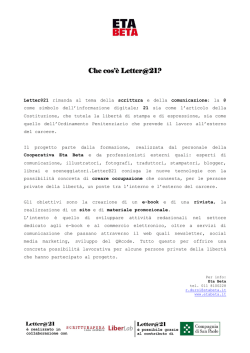 che cos`è Letter@21