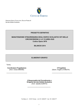PROGETTO DEFINITIVO MANUTENZIONE STRAORDINARIA
