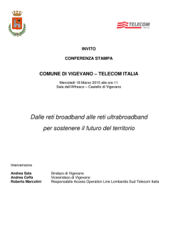Invito Conferenza stampa