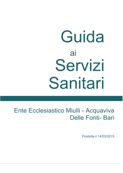 Ente Ecclesiastico Miulli - Acquaviva Delle Fonti