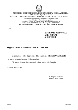 ISTITUTO DI ISTRUZIONE SECONDARIA SUPERIORE &ldquo;G