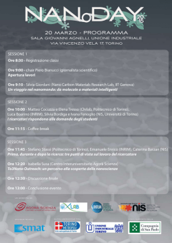 Programma completo dell`evento - Università degli Studi di Torino