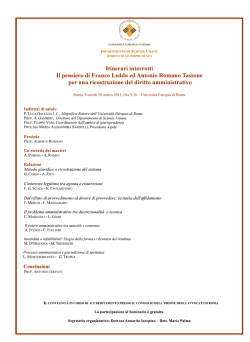 Itinerari interrotti Il pensiero di Franco Ledda ed
