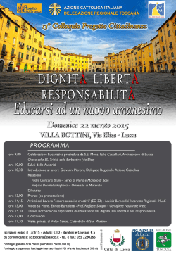 Programma - Firenze 2015