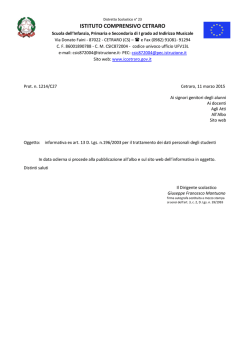 informativa INVALSI - Istituto Comprensivo
