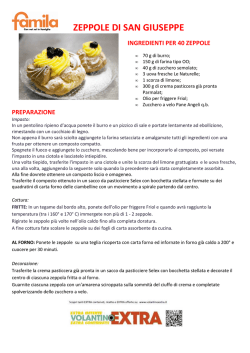 ZEPPOLE DI SAN GIUSEPPE