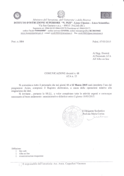 ISTITUTO D`ISTRUZIONE SUPERIORE `oN. PIZP