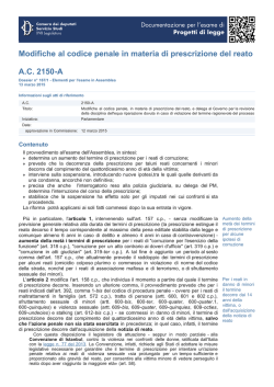 Dossier - Camera dei Deputati