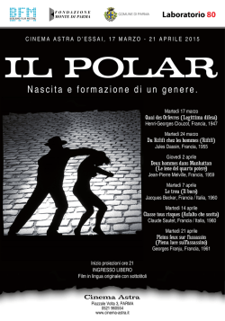 Nascita e formazione di un genere.