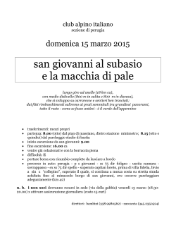 2015-03-15 San Giovanni al Subasio - CAI