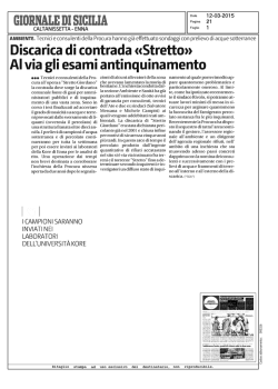 Discarica di contrada &laquo;Stretto&raquo;