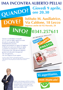 IMA INCONTRA ALBERTO PELLAI