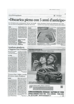 articolo Messaggero - Scuola Media Statale Umberto Nobile