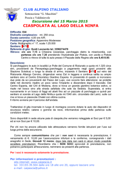 ciaspolata al lago della Ninfa