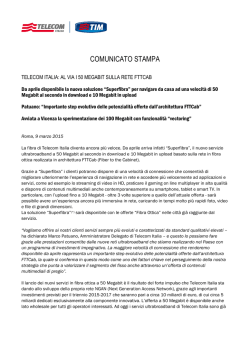 Comunicato Stampa