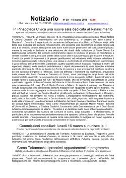 Notiziario n.39 - Comune di Como