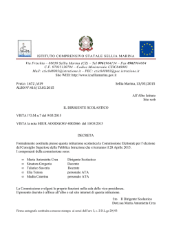 ISTITUZIONE i COMMISSIONE ELETTORALE
