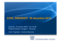 DIRIGENTI 12-03-15 - Vice Presidente Confindustria Vicenza
