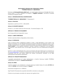 Scarica il regolamento