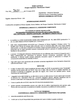 5621_13marzo_Interrogazione disservizi Roma