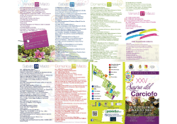 Brochure Programma - XXV Sagra del Carciofo