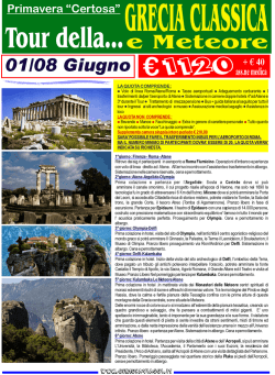 GRECIA crrssrcr - Certosa Viaggi
