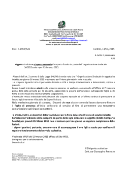 Prot. n.1494/A26 Cardito, 13/03/2015 A tutto il personale Atti Nella
