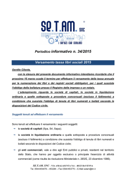 informativa 34/2015 - SE.T.AM. Contabilit&agrave; Ravenna