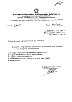 domanda soprannumerarieta - IC ANOIA MAROPATI GIFFONE
