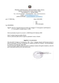 Decreto agg. prov. fotocopiatrici anno 2015