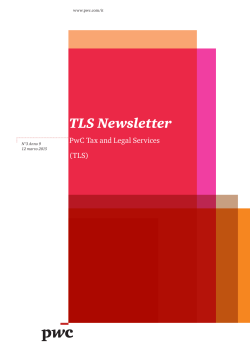 TLS Newsletter (12 marzo 2015)