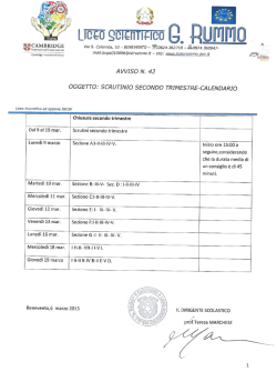 Scrutini marzo 2015
