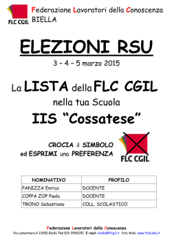 i nostri candidati