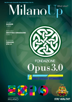 Milano Up - Fondazione Opus 3.0