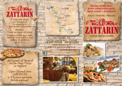 Il nostro menu