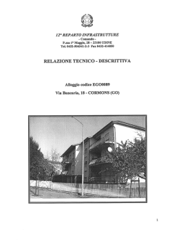 Documentazione fotografica.