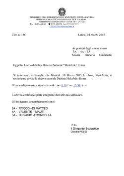 Comunicazione n. 136 ALUNNI USCITA DIDATTICA malafede