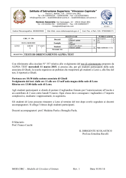 circ396-2014-2015 - Istituto di Istruzione Superiore “V.Capirola”