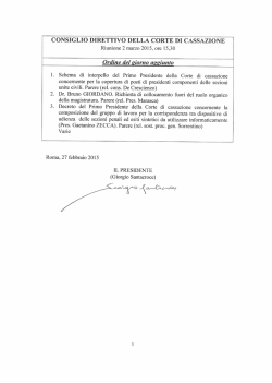 Ordine del giorno aggiunto