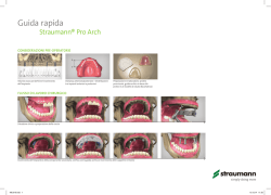 Guida rapida Straumann&reg; Pro Arch