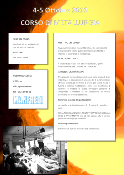 Programma del corso - Manfredi-saed