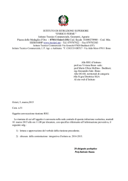 ISTITUTO DI ISTRUZIONE SUPERIORE &ldquo;ENRICO FERMI &rdquo; Istituto